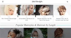 Desktop Screenshot of latest-hairstyles.com